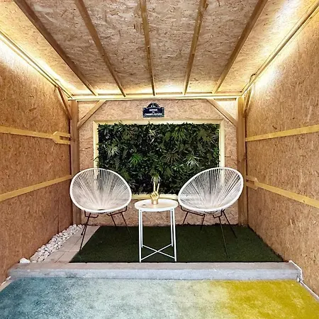 Gold - Jacuzzi, Sauna, Jardin Prive Et Cheminee Lejlighed Herblay